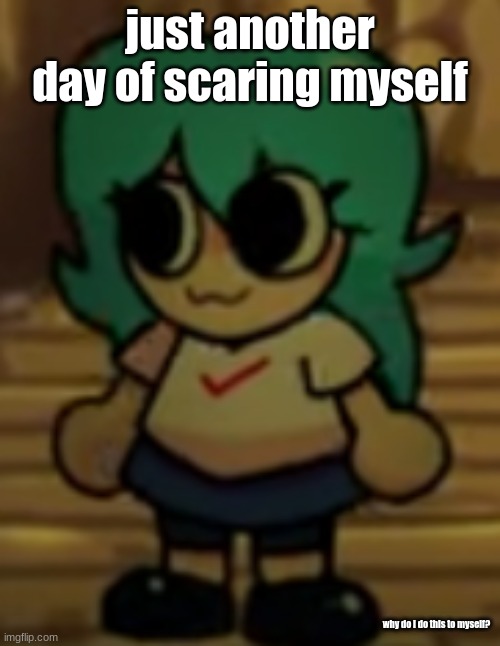 Ski | just another day of scaring myself; why do I do this to myself? | image tagged in ski | made w/ Imgflip meme maker