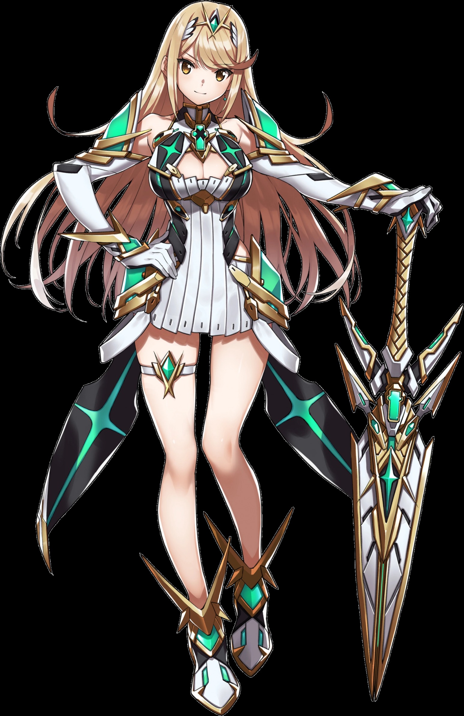 Mythra Blank Meme Template