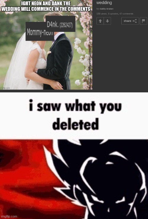image tagged in i saw what you deleted | made w/ Imgflip meme maker