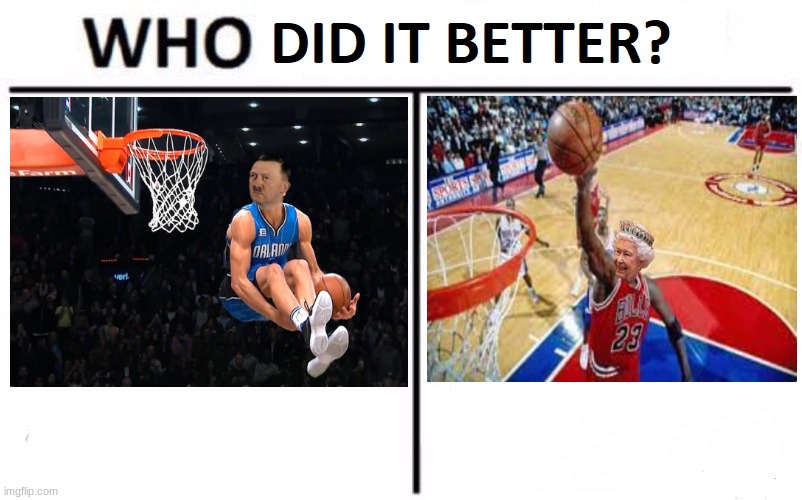 Who did it better? 
