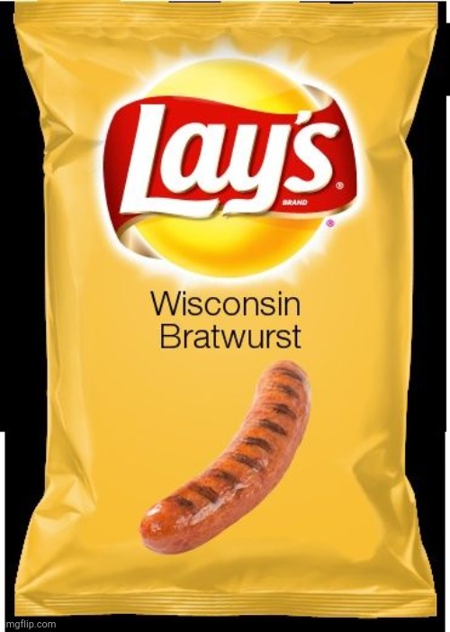 Lay's Wisconsin Bratwurst,,, | image tagged in lay's wisconsin bratwurst | made w/ Imgflip meme maker