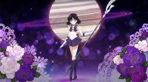 High Quality sailor saturn who tf are you Blank Meme Template