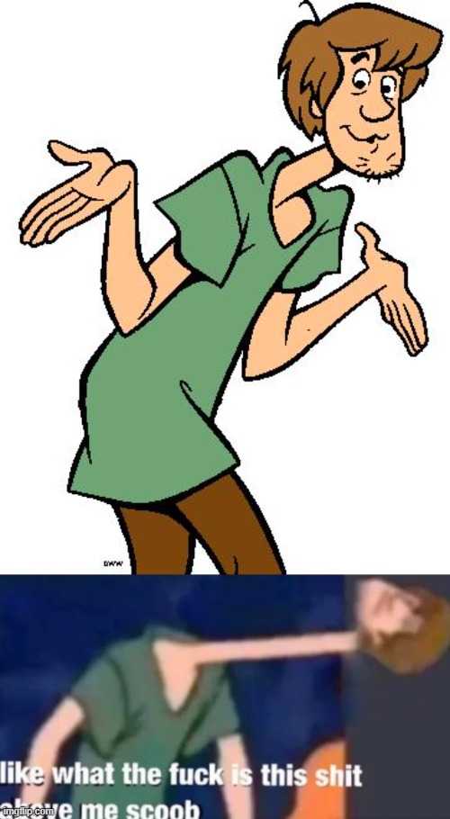 So funny I cant even think of a title | image tagged in shaggy from scooby doo,like what the f ck is this sh t above me scoob | made w/ Imgflip meme maker