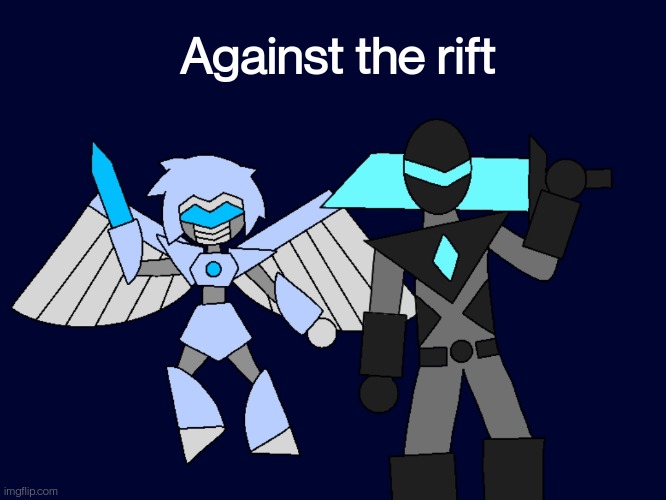 Collector's legs are wonky AF but overall I think the drawing turned out pretty good, look in comments | Against the rift | made w/ Imgflip meme maker