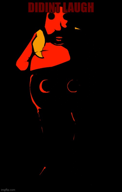 Starved Eggman | DIDINT LAUGH | image tagged in starved eggman | made w/ Imgflip meme maker