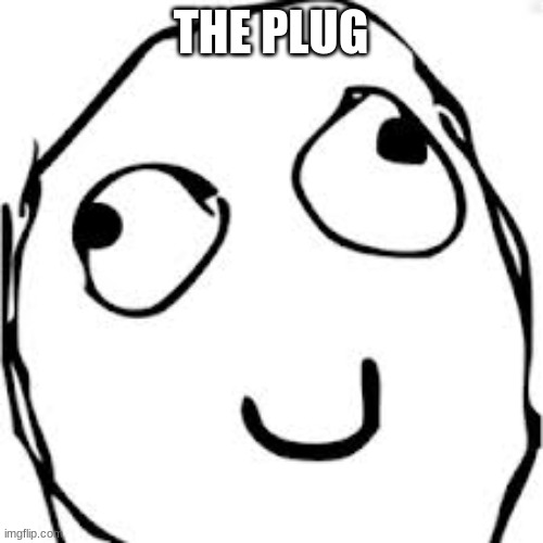 Derp Meme | THE PLUG | image tagged in memes,derp | made w/ Imgflip meme maker