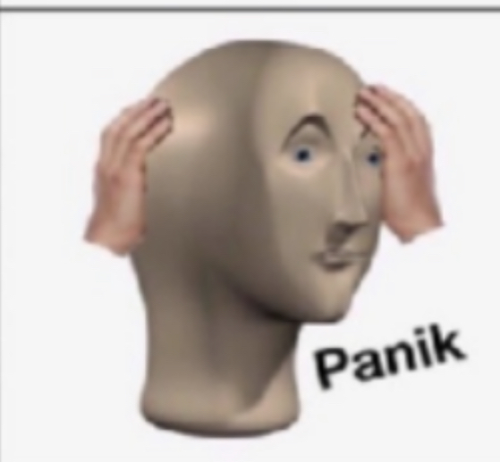 Panik Blank Meme Template