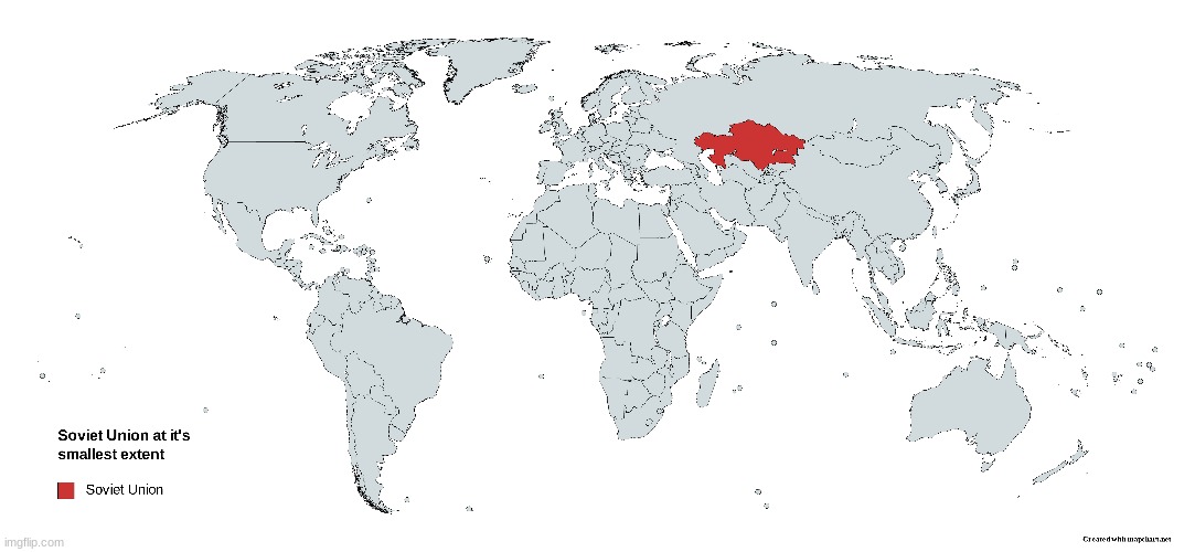 Soviet Union at it's smallest extent lol | image tagged in memes,history,if you know you know | made w/ Imgflip meme maker