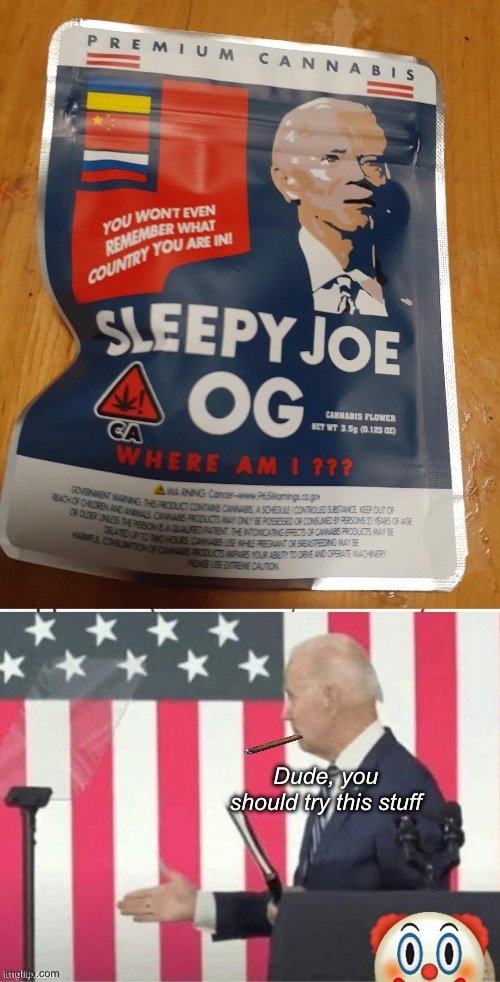 Invisible guy approved | Dude, you should try this stuff | image tagged in biden shake hands with nobody,politics lol,memes | made w/ Imgflip meme maker