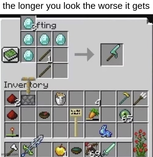 the longer you look the worse it gets | made w/ Imgflip meme maker