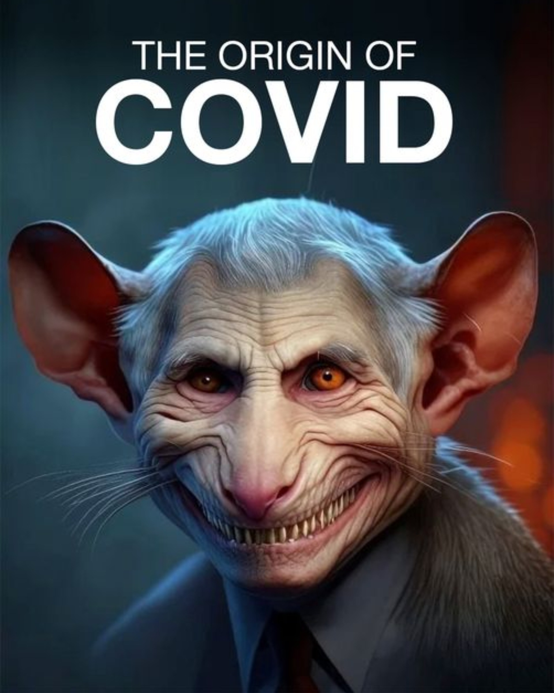 The Origin of COVID | image tagged in batfaced fauci,rat bastard,covidiots,dr fauci,china virus,made in china | made w/ Imgflip meme maker