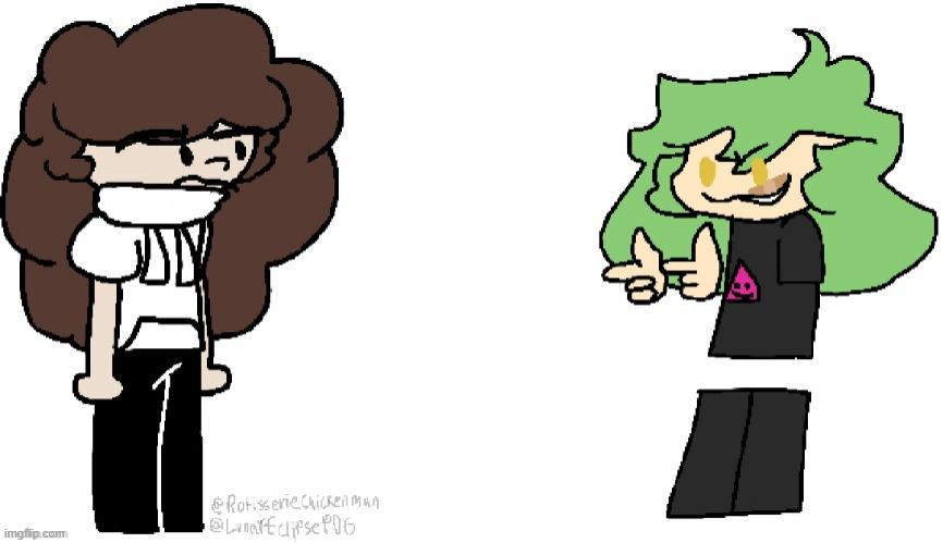 the chocolatey clash fellas (drawn by @LunaTheIDIOT) | made w/ Imgflip meme maker