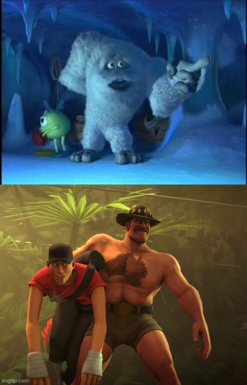 image tagged in monsters inc yeti | made w/ Imgflip meme maker