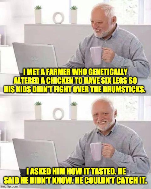 Genetics | image tagged in dad joke | made w/ Imgflip meme maker