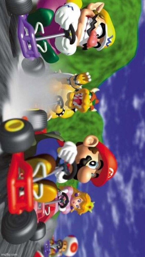 Mario Kart 64 | image tagged in mario kart 64 | made w/ Imgflip meme maker