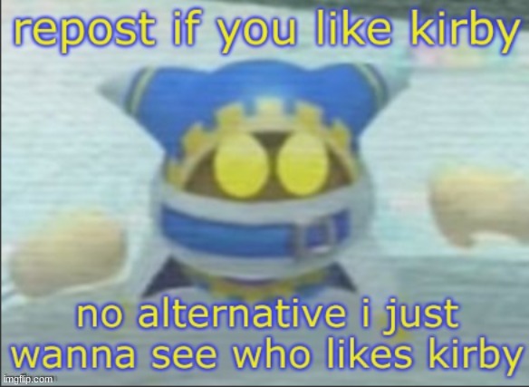 i dont play the games i just use kirby in smash | made w/ Imgflip meme maker