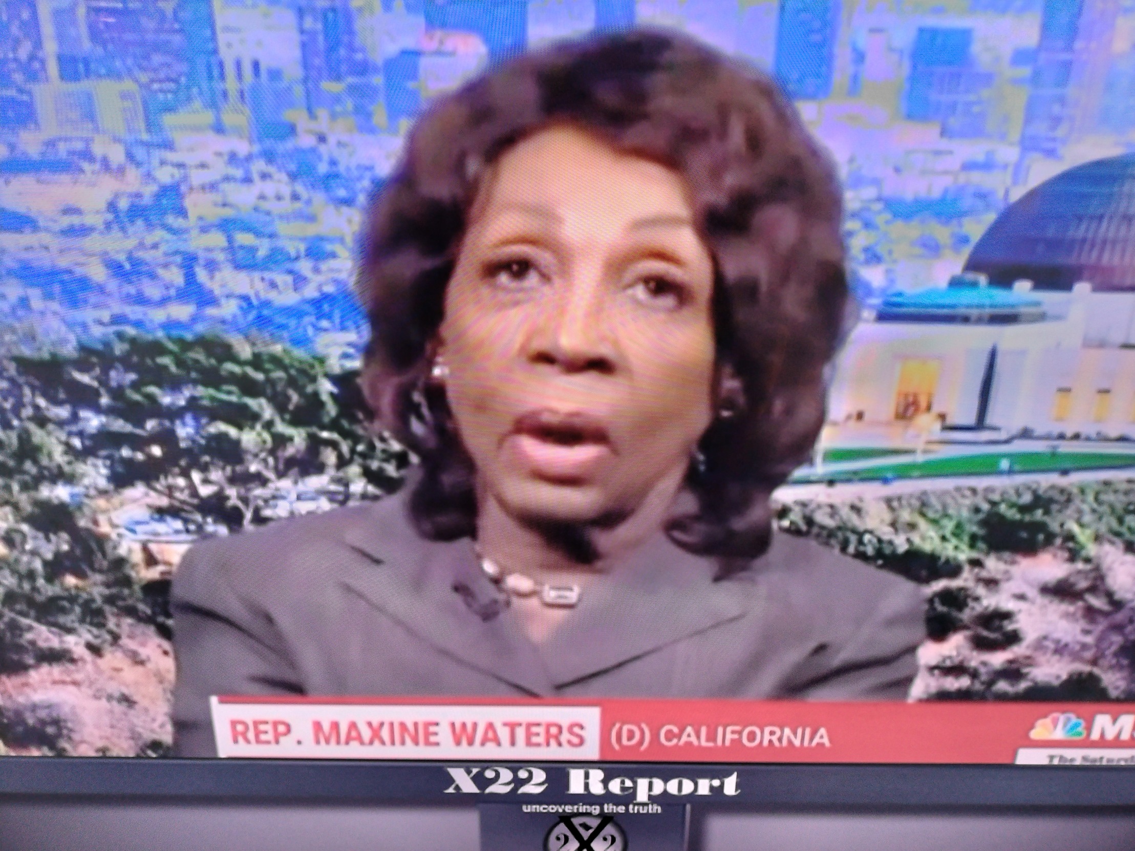 Mad Maxine Waters Blank Meme Template