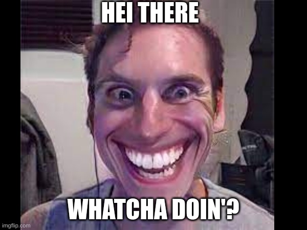 HEI THERE WHATCHA DOIN'? | made w/ Imgflip meme maker