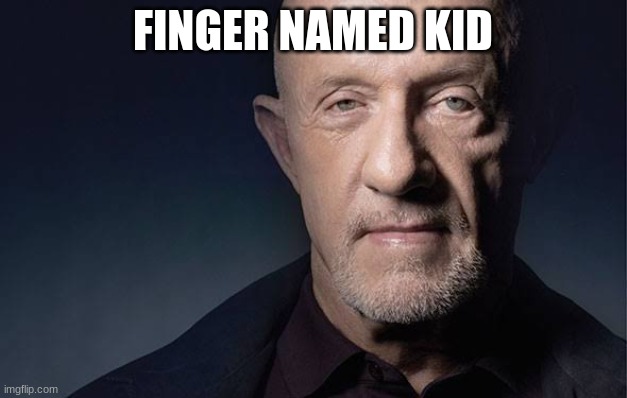 Kid Named | FINGER NAMED KID | image tagged in kid named | made w/ Imgflip meme maker