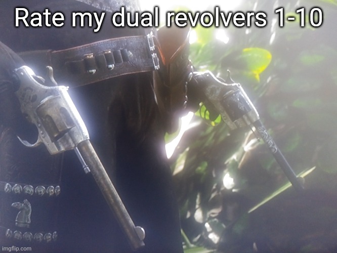 Rate my dual revolvers 1-10 | made w/ Imgflip meme maker