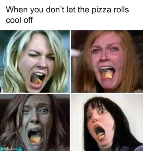 image tagged in pizza rolls,hot | made w/ Imgflip meme maker