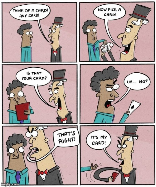 My Card! | image tagged in comics | made w/ Imgflip meme maker