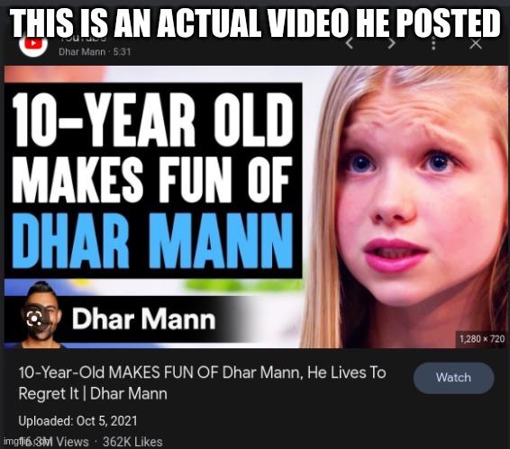 THIS IS AN ACTUAL VIDEO HE POSTED | made w/ Imgflip meme maker