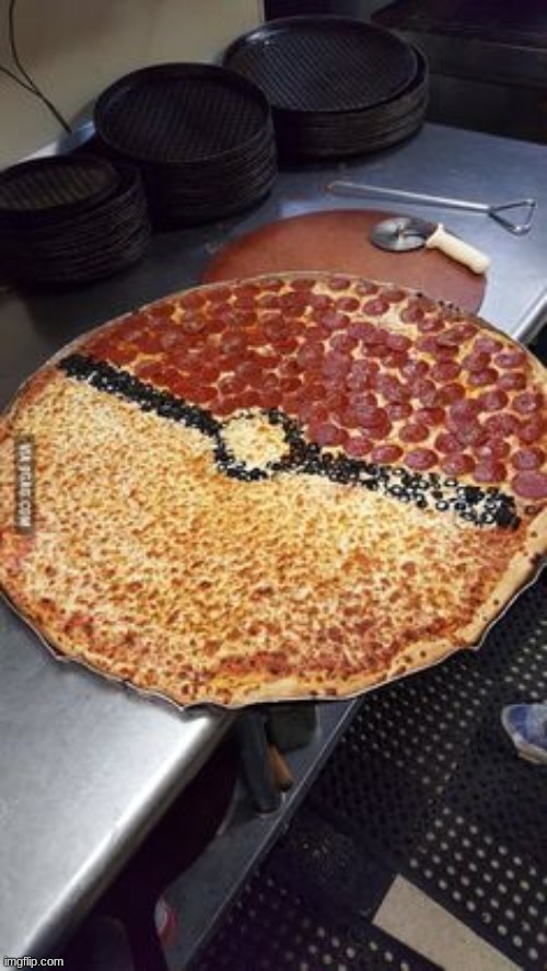 the perfect pizza doesnt exi- (mod note: POKEMON!?) | made w/ Imgflip meme maker