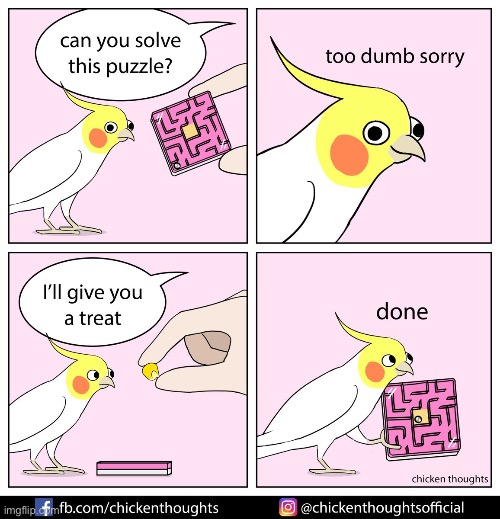 Birb comic: puzzle | image tagged in comics,birb | made w/ Imgflip meme maker