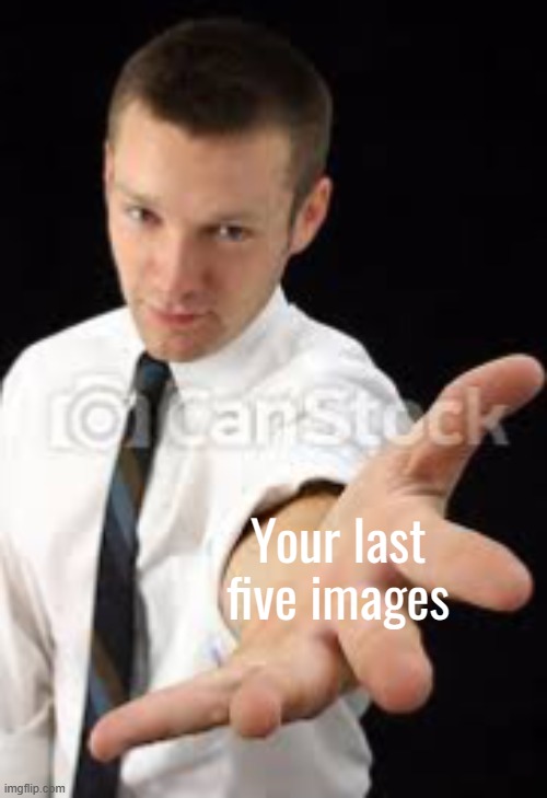 Guy reaching out | Your last five images | image tagged in guy reaching out | made w/ Imgflip meme maker