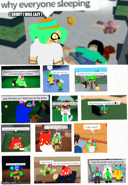 Memes I made with splatoon characters ( roblox ) | ( SORRY I WAS LAZY ) | made w/ Imgflip meme maker