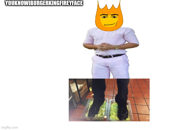 Youknowiburgerkingfireyface | YOUKNOWIBURGERKINGFIREYFACE | image tagged in youknowiburgerkingfireyface | made w/ Imgflip meme maker