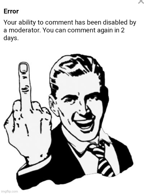 image tagged in memes,1950s middle finger | made w/ Imgflip meme maker