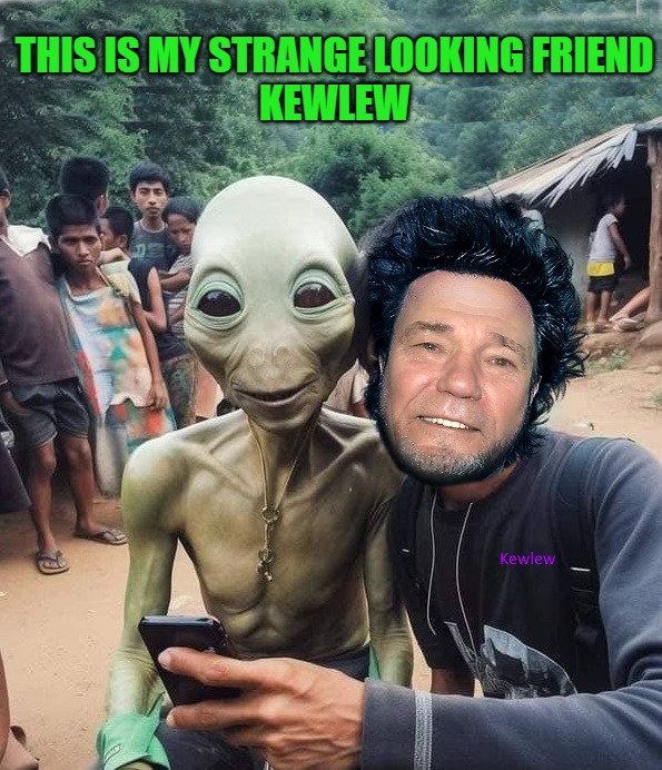 My strange looking friend | THIS IS MY STRANGE LOOKING FRIEND
KEWLEW | image tagged in aliens,kewlew | made w/ Imgflip meme maker