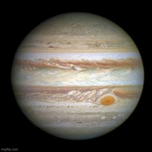 hey look, another cool planet | image tagged in jupiter | made w/ Imgflip meme maker