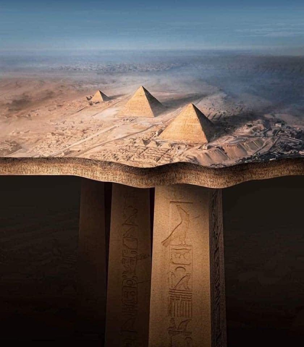 Pyramids Blank Meme Template