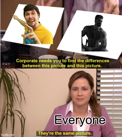 They're The Same Picture Meme | Everyone | image tagged in memes,they're the same picture | made w/ Imgflip meme maker