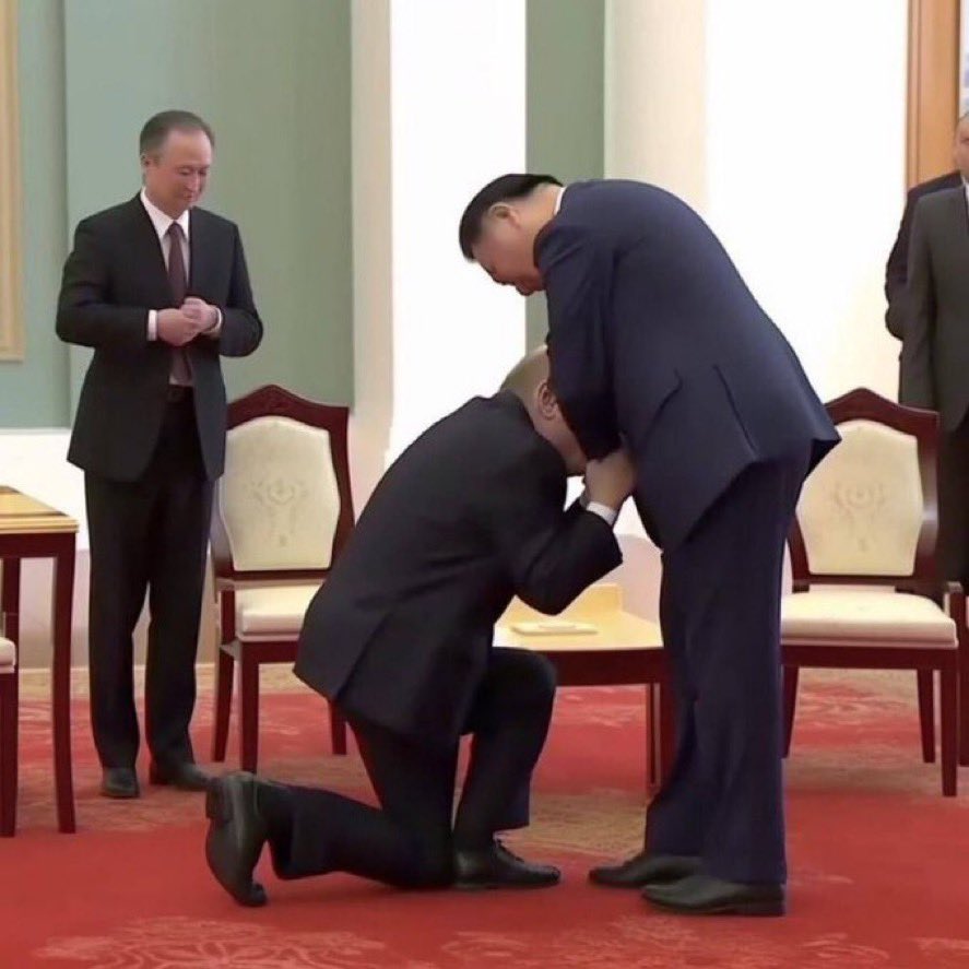 High Quality Putin Xi Kne Blank Meme Template