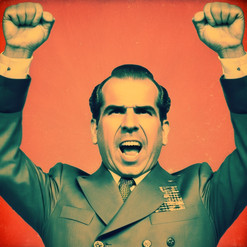 High Quality Richard Nixon Dictator Blank Meme Template