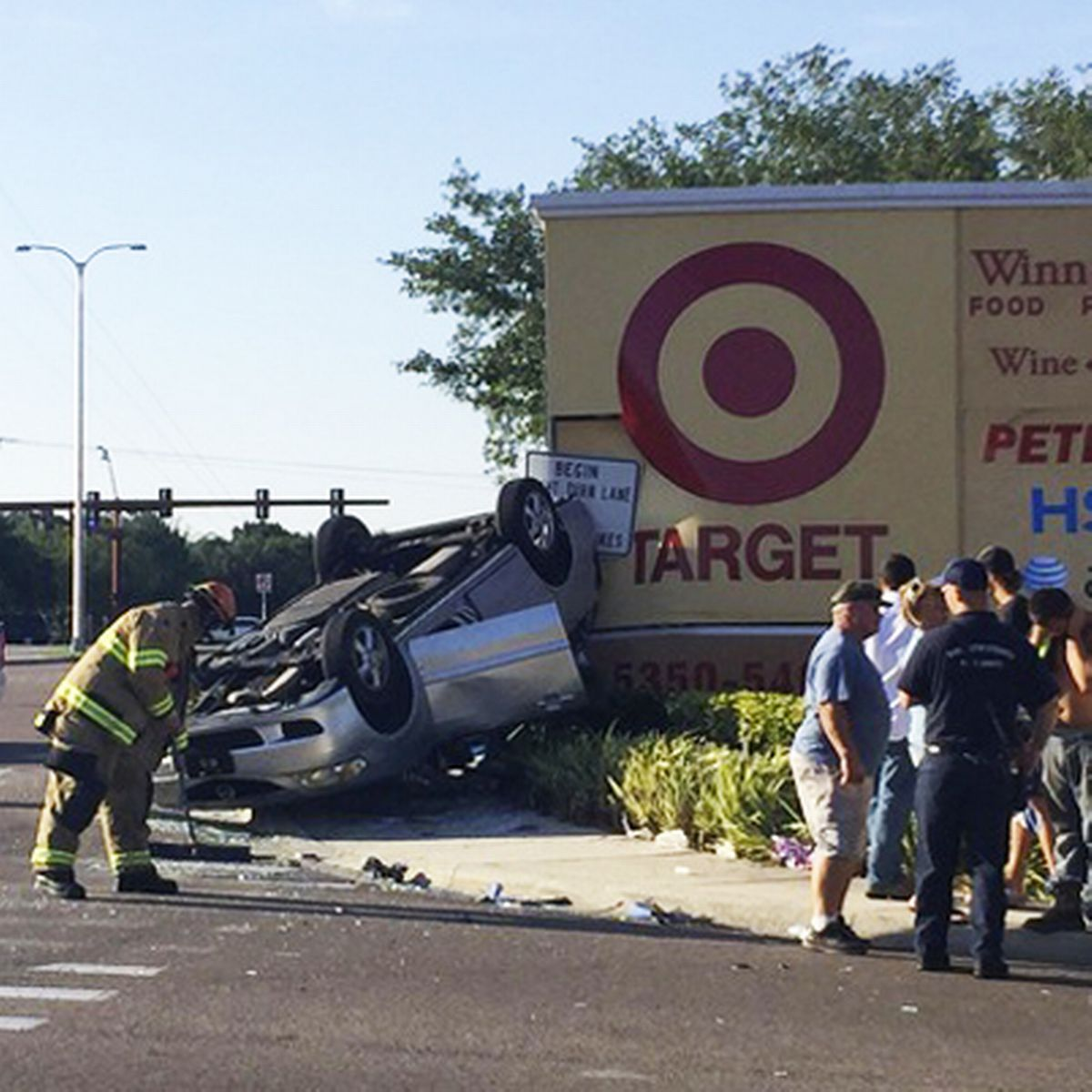 High Quality car crashing into target Blank Meme Template