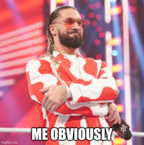 Seth Rollins | ME OBVIOUSLY | image tagged in seth rollins | made w/ Imgflip meme maker