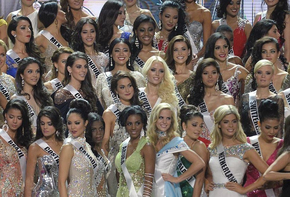 High Quality miss universe Blank Meme Template