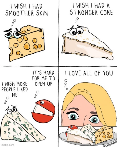 That’s what cheese said | image tagged in wholesome,comics/cartoons | made w/ Imgflip meme maker