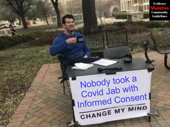 No Trials = Yes, Tribunals | image tagged in change my mind,covid vaccine,no covid amnesty,government tyranny,medical tyranny,corporate capture | made w/ Imgflip meme maker
