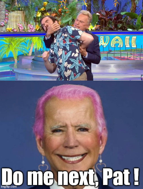 obiden finally sees his 'liberal' dream. | Do me next, Pat ! | image tagged in liberals,democrats,lgbtq,blm,antifa,criminals | made w/ Imgflip meme maker