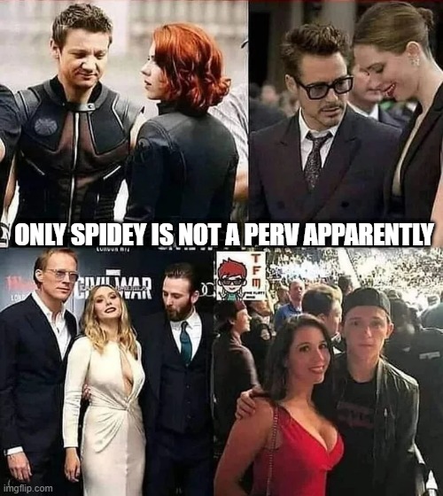 Good Spidey | ONLY SPIDEY IS NOT A PERV APPARENTLY | image tagged in spiderman | made w/ Imgflip meme maker