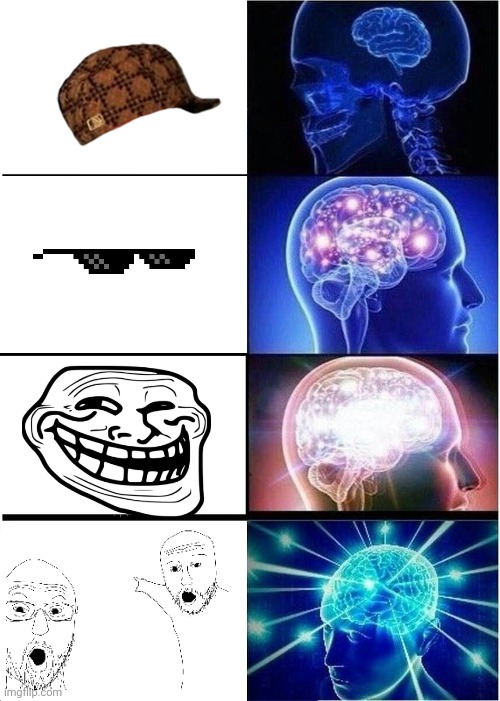 Image Popularity | image tagged in memes,expanding brain,popular | made w/ Imgflip meme maker