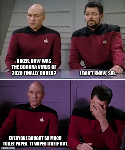 Time for your hourly pun with Picard and Riker! | made w/ Imgflip meme maker