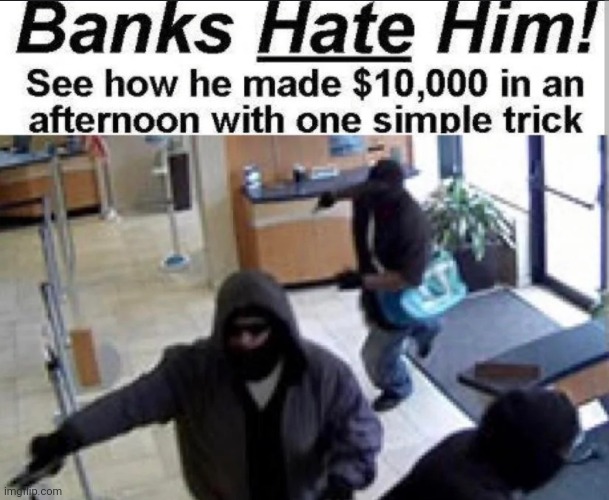 Lmao | image tagged in bank | made w/ Imgflip meme maker