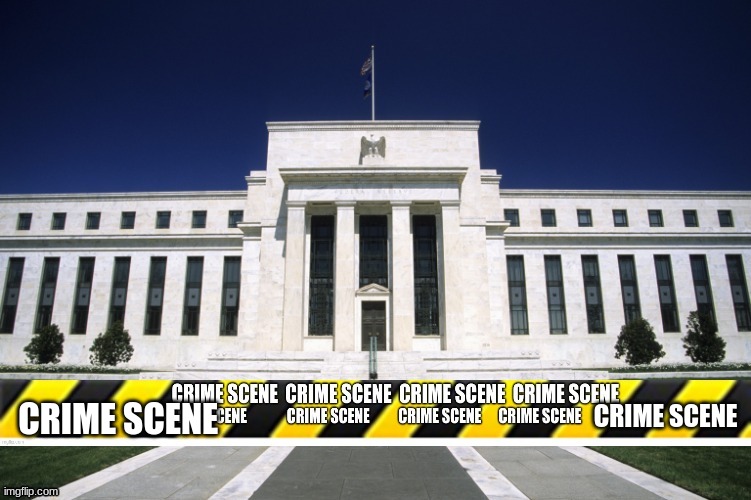 Private banks are dangerous to your health | CRIME SCENE; CRIME SCENE | image tagged in partners in crime,hate crime | made w/ Imgflip meme maker